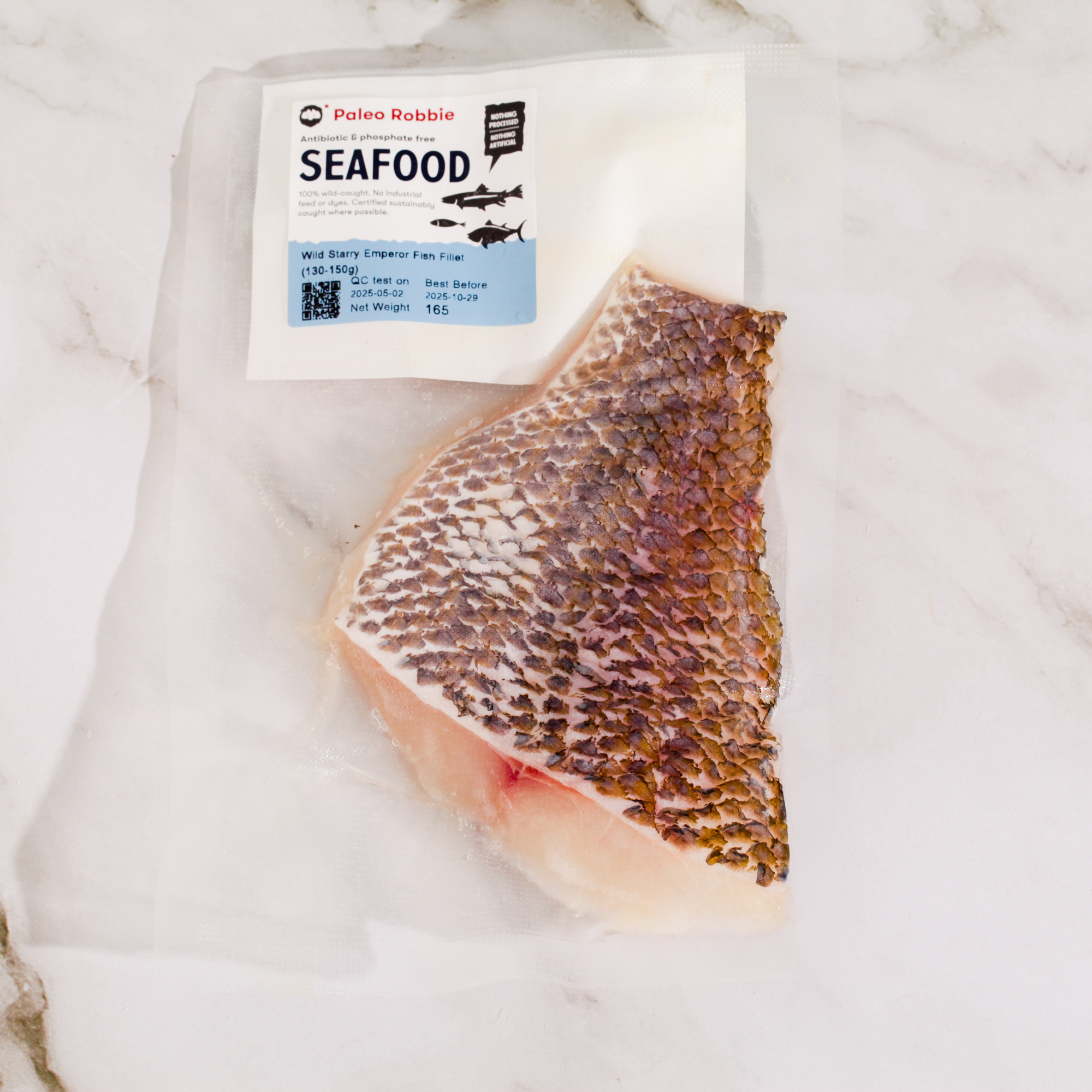 Wild Starry Emperor Fish Fillet (130-150g)